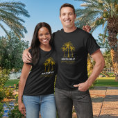 トロピカル金ゴールドパームツリーズファミリー懇親会 Tシャツ