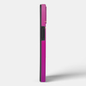 トロピカル金ゴールドパームリーフ、お名前、ピンクマゼンタ Case-Mate iPhoneケース (裏面 / 右)