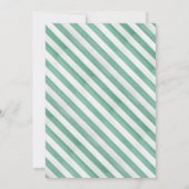 トロピカル金ゴールドワイルドワンジャングルサファリ1日 招待状 (裏面)