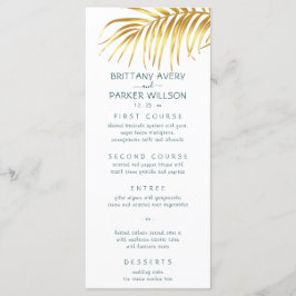 トロピカル金ゴールド結婚のメニュー メニュー