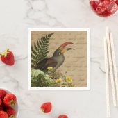 トロピカル離れとトゥーカン スタンダードカクテルナプキン (インサイチュ)