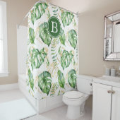 トロピカル離れイニシャルシャワーカーテン シャワーカーテン (インサイチュ)