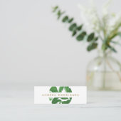 トロピカル離れサークルロゴ スキニー名刺 (スタンド正面)