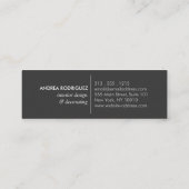 トロピカル離れサークルロゴ スキニー名刺 (裏面)