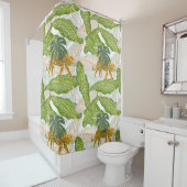 トロピカル離れジャングルバスルーム・カーテン シャワーカーテン (インサイチュ)