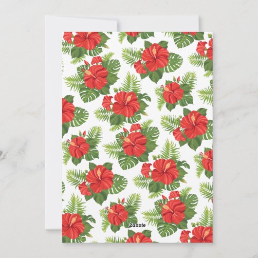 トロピカル離れハイビスカスフォトメレカリキマカ シーズンカード (裏面)