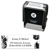 トロピカル離れパインアップル差出人住所 セルフインキングスタンプ (インサイチュ)