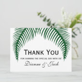 トロピカル離れパーム結婚ズ・サンキュー サンキューカード (スタンド正面)