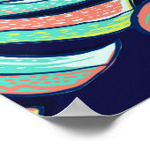 トロピカル離れポスター ポスター (角)