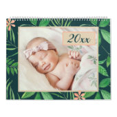 トロピカル離れ編集可能年写真 カレンダー (カバー)