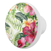 トロピカル離れ花フローラシック島熱帯地方 セラミックノブ (右)