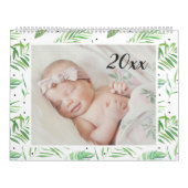 トロピカル離れ2020編集可能年写真 カレンダー (カバー)