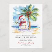 トロピカル雪だるまホームスイートホームカード 案内ポストカード (正面)