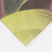 トロピカル鮮やかトゥーカンバードアートエキゾチックなジャングル フリースブランケット (角)