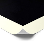 トロピカル鮮やかハイビスカスアート ポスター (角)