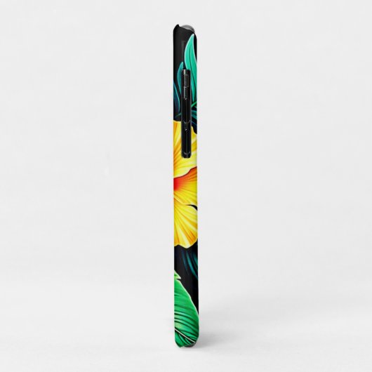 トロピカル鮮やかハイビスカスアート Case-Mate iPhoneケース (裏面/左)