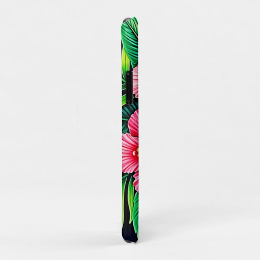 トロピカル鮮やかハイビスカスアート Case-Mate iPhoneケース (裏面/右)