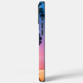 トロピカル鮮やかレインボーカラーズサンセットパームツリー Case-Mate iPhoneケース (裏面 / 左)