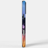 トロピカル鮮やかレインボーカラーズサンセットパームツリー Case-Mate iPhoneケース (裏面 / 右)