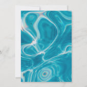 トロピカル鮮やか誕生日サマープールパーティー 招待状 (裏面)