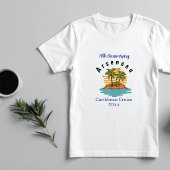 トロピカル10周年クルーズ ティールブルー 名入れ Tシャツ
