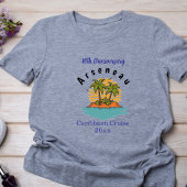 トロピカル10周年クルーズ ティールブルー 名入れ Tシャツ