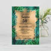 トロピカル50thバースデーパーティー 招待状 (スタンド正面)