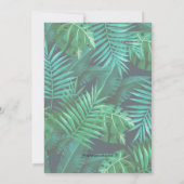 トロピカル50thバースデーパーティー 招待状 (裏面)