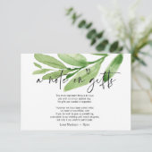 トロピカル ウィッシング ウェル 結婚式 ご祝儀カードについて エンクロージャーカード (スタンド正面)