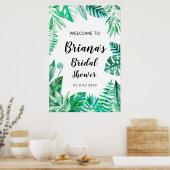 トロピカル ウェディングシャワーの看板, トロピカル ウェディング ポスター (キッチン)