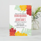 トロピカル ウェディング アニバーサリー ルアウ ご招待状 2 招待状 (スタンド正面)