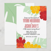 トロピカル ウェディング アニバーサリー ルアウ ご招待状 2 招待状 (正面/裏面)