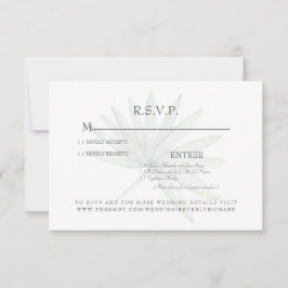 トロピカル ウェディング RSVP カード