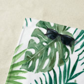 トロピカル エキゾチック , パームリーフ、ピニャコ ビーチタオル (インサイチュ)