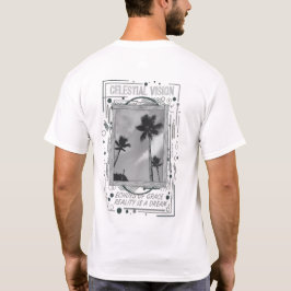 トロピカル エコー | プレミアム パーム グラフィック Tシャツ