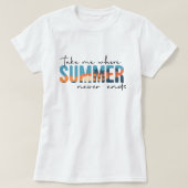 トロピカル エンドレス サマー;夏に連れてって Tシャツ (デザイン正面)