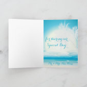 トロピカル オーシャン ドリームス - 心からの感謝 サンキューカード (内部)