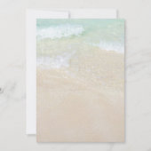 トロピカル オーシャン ビーチの白い紙 (正面)