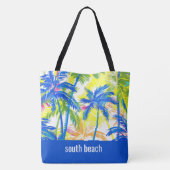 「トロピカル」カスタム トートバッグ (裏面)