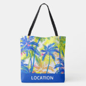 「トロピカル」カスタム トートバッグ (裏面)