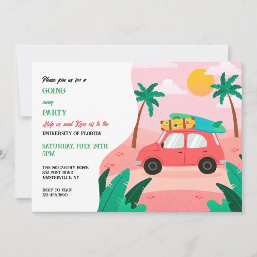 トロピカル カレッジ バウンド インビテーション (正面)