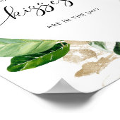 トロピカル キッス数 ブライダルシャワーゲーム ポスター (角)