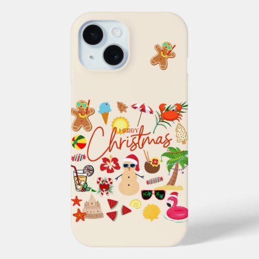 トロピカル・クリスマス Case-Mate iPhoneケース (裏面)