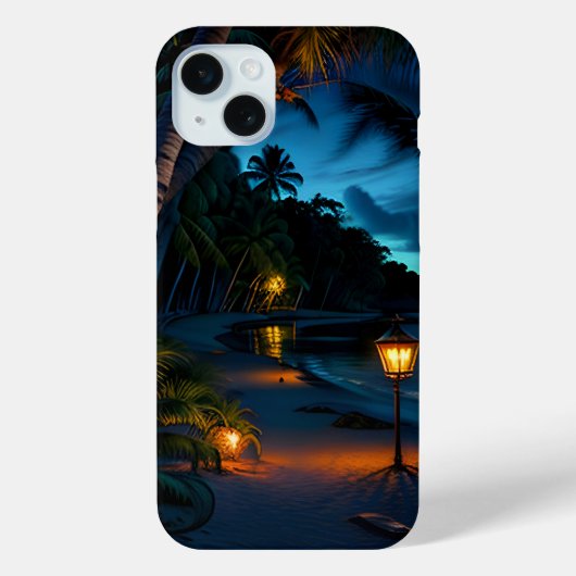 トロピカル・ゲイズ・オアシス・ナイト 2 Case-Mate iPhoneケース (裏面)