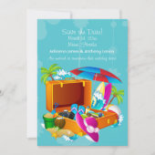 トロピカル ゲット・アウェイ セーブ・ザ・デートのお知らせ セーブザデート (正面)