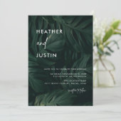 トロピカル サマー デスティネーション ウェディング インビテーション (スタンド正面)