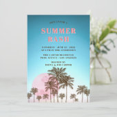 トロピカル サマー バッシュ パーティー 招待状 (スタンド正面)