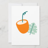 トロピカル サマー パーティー 招待状 (裏面)