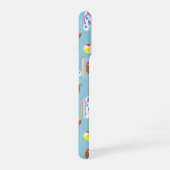 トロピカル サマー ヴィブス パターン スマホケース iPhone 16ケース (右側面)