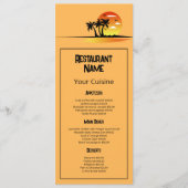 トロピカル サンライズ レストラン スリムライン メニュー (正面)